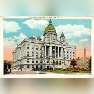 70: COURT HOUSE, SYRACUSE, N.Y. - Vintage Postcard